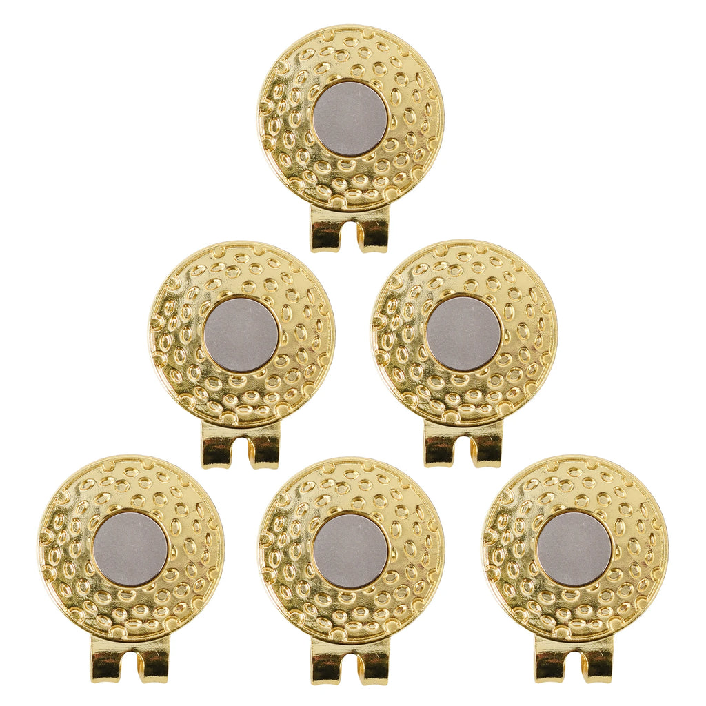 2Pcs Magnetic Golf Hat Clip Ball Marker Set - 25mm Strong Magnet Cap