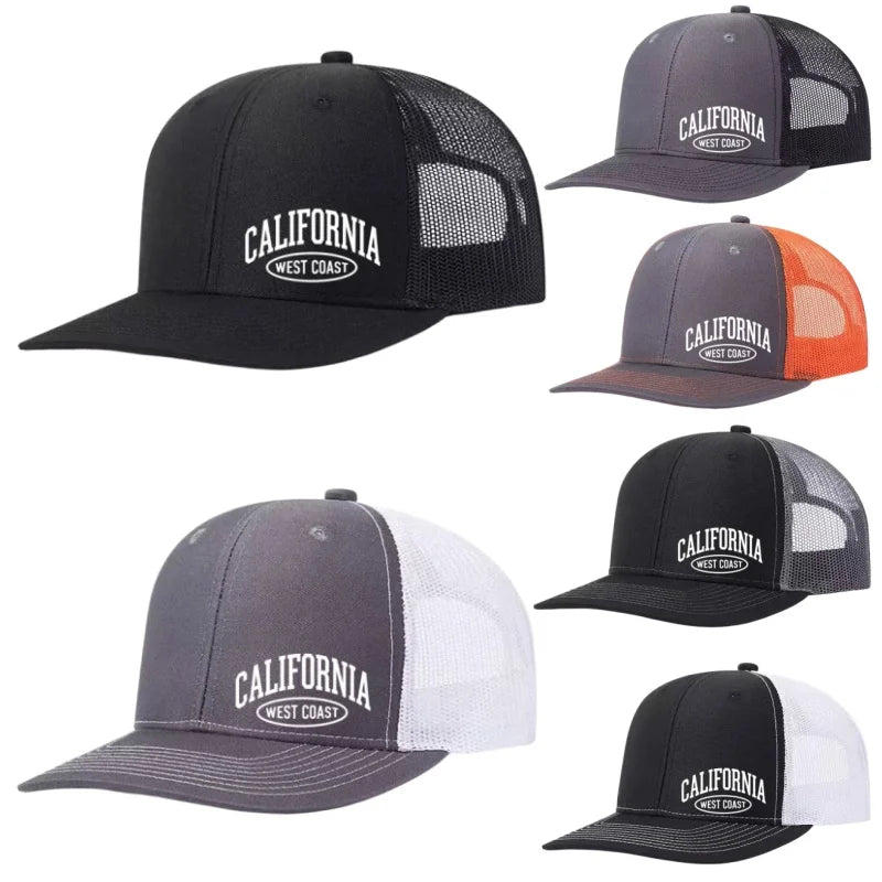 CALIFORNIA Printed Adjustable Baseball Cap Classic Snapback Dad Hat
