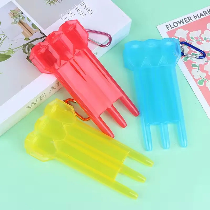 Dart Box New 1Pc Dart Box Portable Transparent Darts ABS  Key Lock