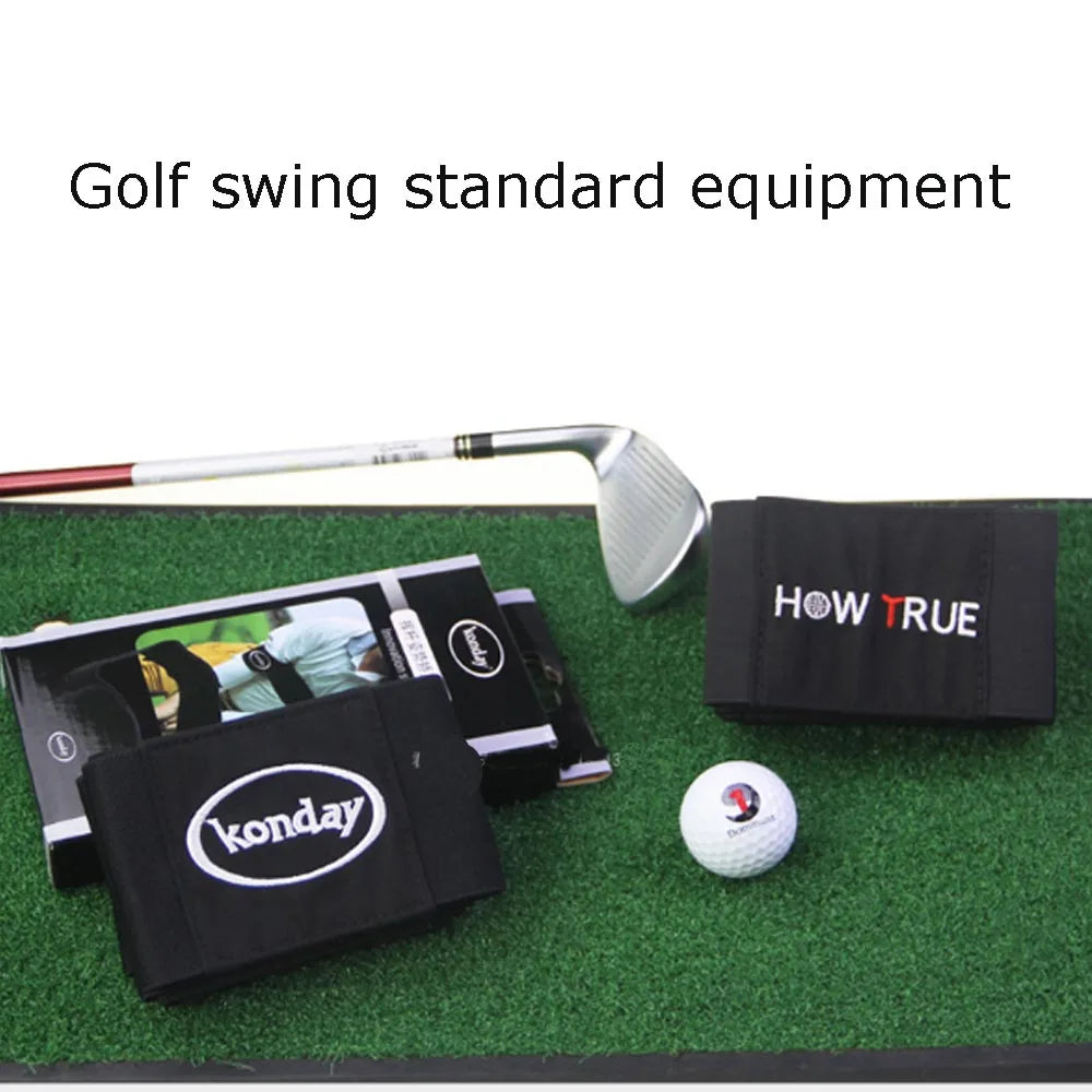 1Pcs Golf Swing Training Arm Band Golf Hand Posture Corrector Black