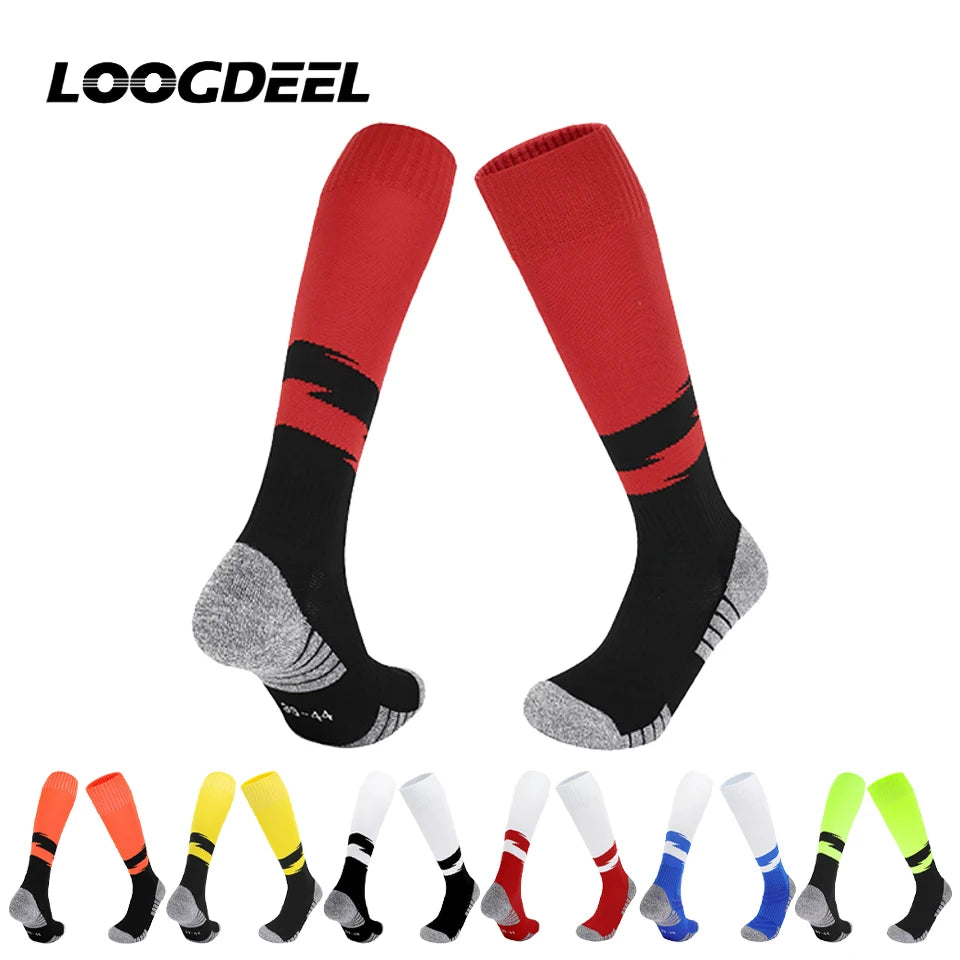 Loogdeel Professional Football Socks with Terry Sole Non-slip Training