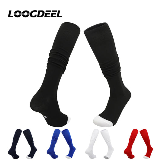 Loogdeel High-Tech Sports Socks Anti-Slip Sweat-Absorbing Long