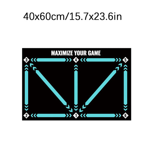 Soccer ball control training mat | Stable and silent rubber base |