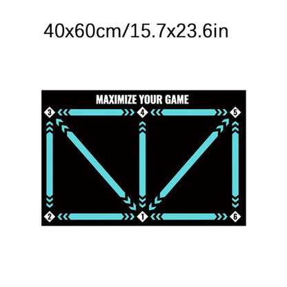 Soccer ball control training mat | Stable and silent rubber base |