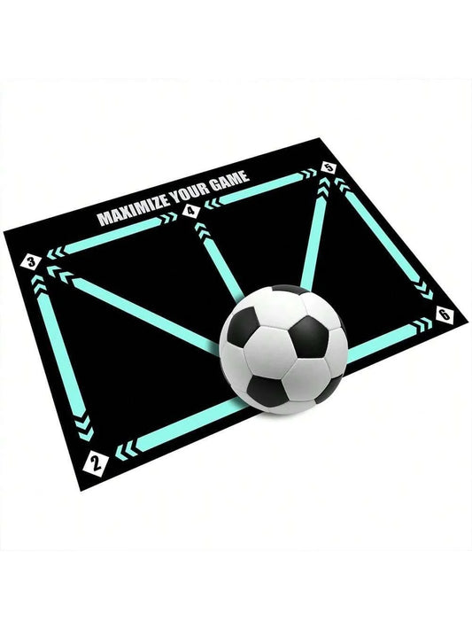 Soccer ball control training mat | Stable and silent rubber base |