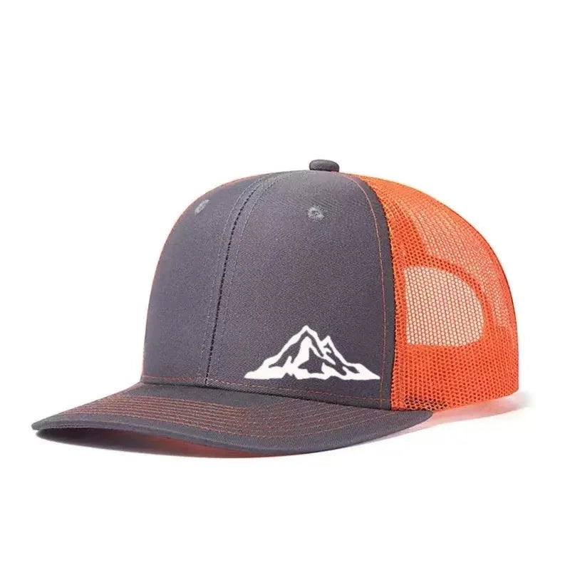 Mountain Range Printed Adjustable Baseball Cap Classic Snapback Dad