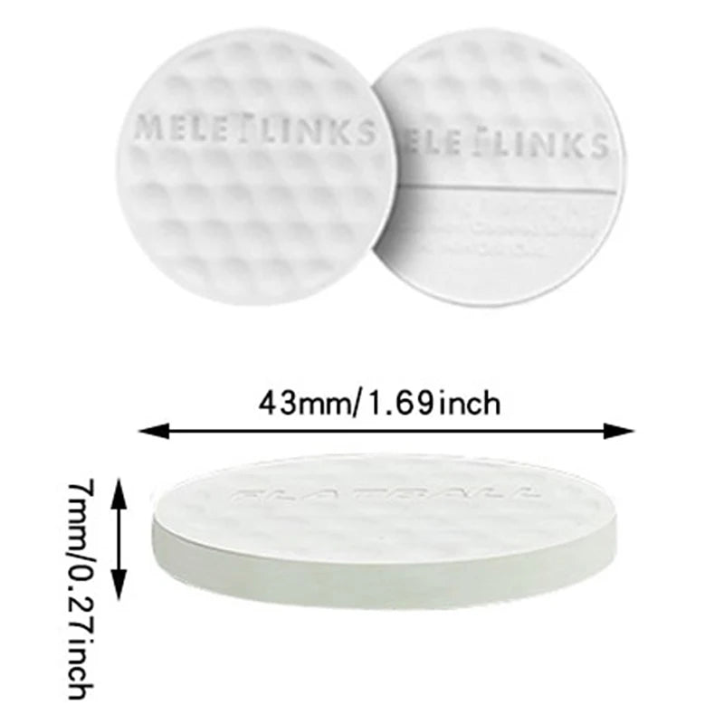 Golf Flat Ball Swing Practice Golf Balls Portable Flat Golf Balls