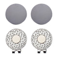 2Pcs Magnetic Golf Hat Clip Ball Marker Set - 25mm Strong Magnet Cap