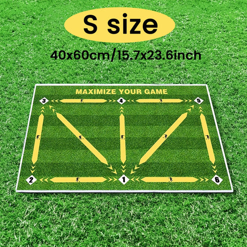 Soccer ball control training mat | Stable and silent rubber base |