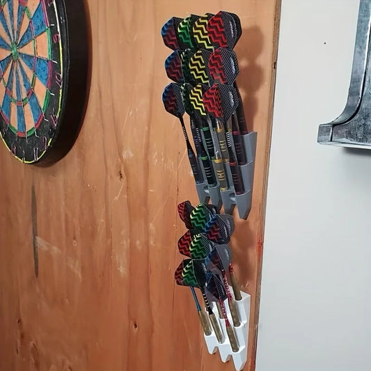 1pc Minimalist Dart Display Rack, Wall Mount Holds 9 Darts, Sturdy