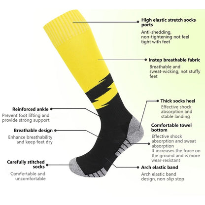 Loogdeel Professional Football Socks with Terry Sole Non-slip Training