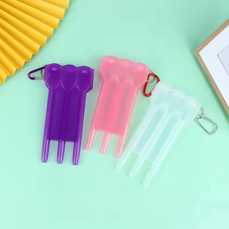 Dart Box New 1Pc Dart Box Portable Transparent Darts ABS  Key Lock