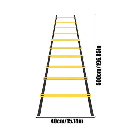 5m 10-section Football Agility Exercise Ladder Football Speed Training