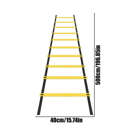 5m 10-section Football Agility Exercise Ladder Football Speed Training