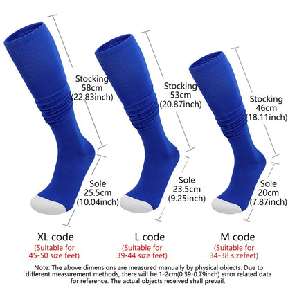 Loogdeel High-Tech Sports Socks Anti-Slip Sweat-Absorbing Long