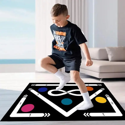 Soccer Ball Control Training Mat | Stable and Silent Rubber Base |