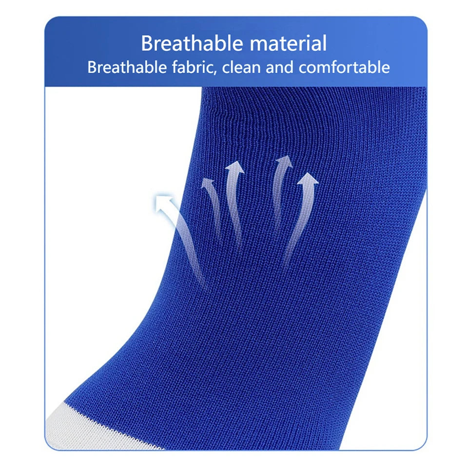 Loogdeel High-Tech Sports Socks Anti-Slip Sweat-Absorbing Long