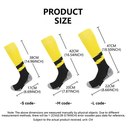 Loogdeel Professional Football Socks with Terry Sole Non-slip Training