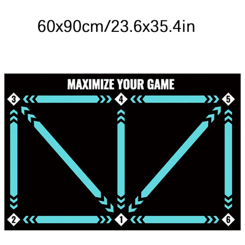 Soccer ball control training mat | Stable and silent rubber base |