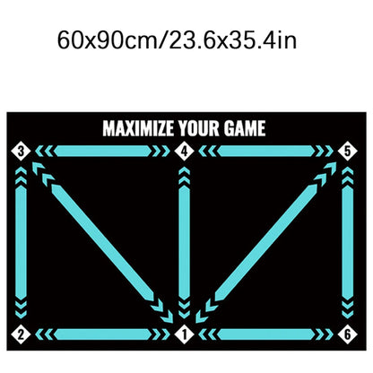 Soccer ball control training mat | Stable and silent rubber base |
