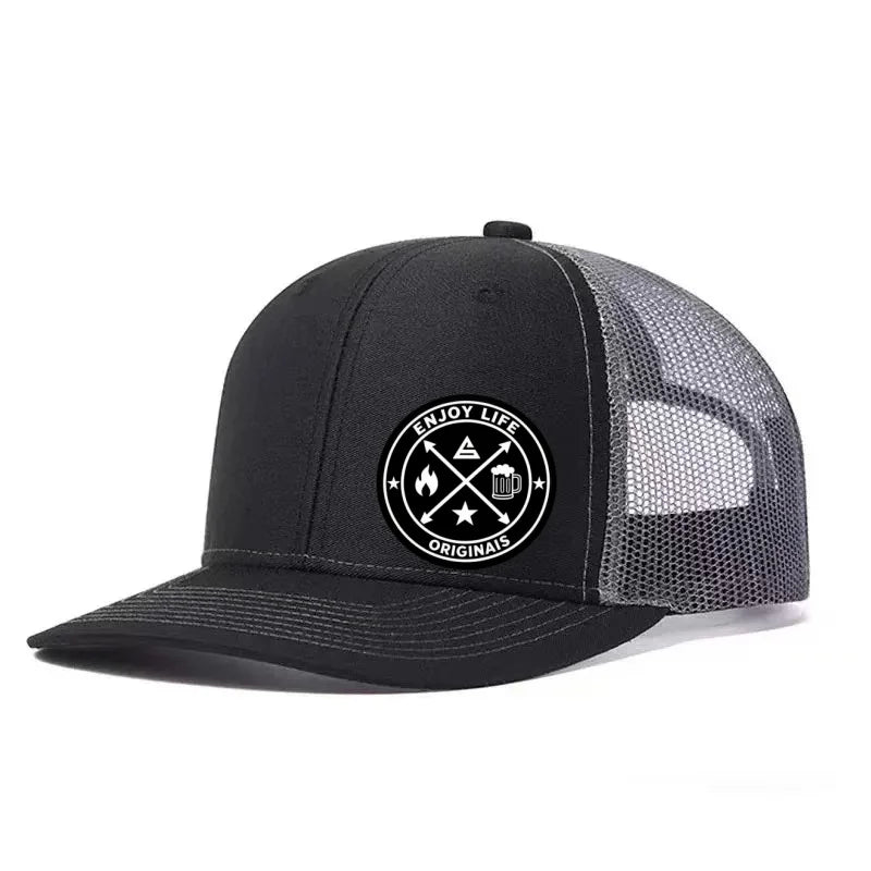 ENJOY LIFE Printed Adjustable Baseball Cap Snapback Dad Hat Breathable