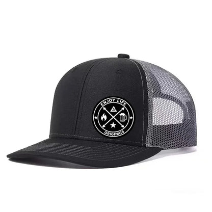 ENJOY LIFE Printed Adjustable Baseball Cap Snapback Dad Hat Breathable