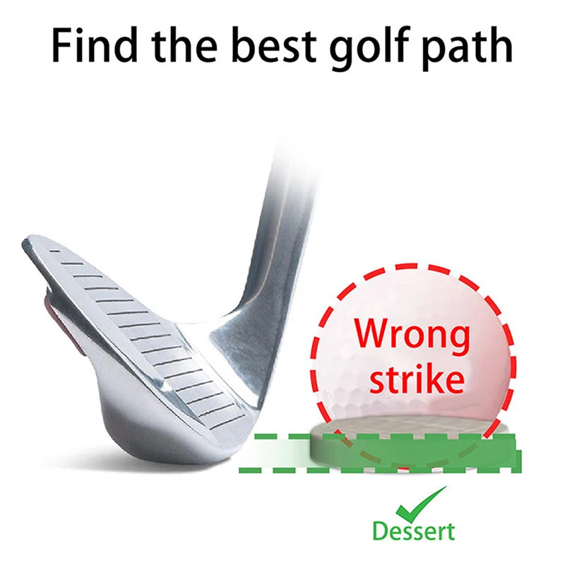 Golf Flat Ball Swing Practice Golf Balls Portable Flat Golf Balls