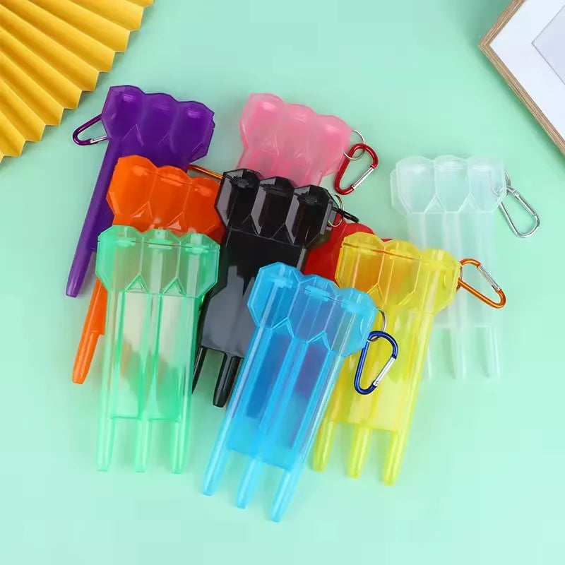 Dart Box New 1Pc Dart Box Portable Transparent Darts ABS  Key Lock