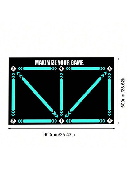 Soccer ball control training mat | Stable and silent rubber base |