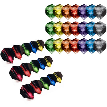 30Pcs/set Professional Darts Accessories Flights High Quality Dart Wing Plastic Waterproof Dart Flights Flechette
