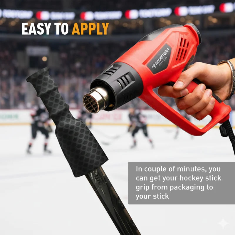 Heat Shrinkable Ice Hockey Grip Tape Non-Slip 5 Colour Ice Hockey Stick Grips For Racket Hockey Training Accessories