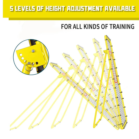 Multi-Sport Training Equipment Volleyball Baseball Tennis Football Lacrosse Rebound Practice Nets Metal Yellowpromote sales
