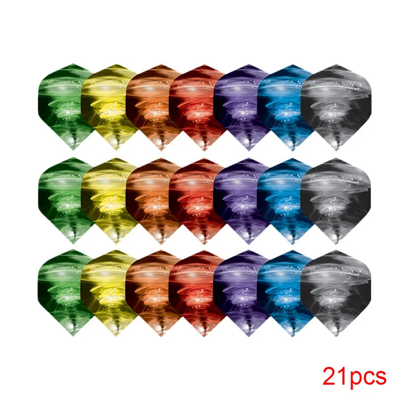 30Pcs/set Professional Darts Accessories Flights High Quality Dart Wing Plastic Waterproof Dart Flights Flechette