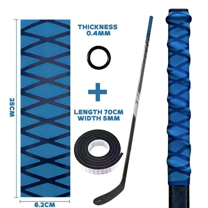 Heat Shrinkable Ice Hockey Grip Tape Non-Slip 5 Colour Ice Hockey Stick Grips For Racket Hockey Training Accessories