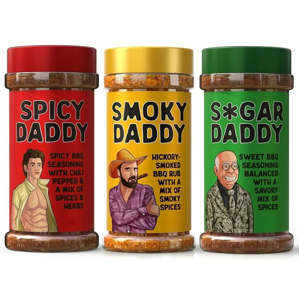 Trifecta of Barbecue Rubs: Sweet, Spicy, and Smoky (Gift Set for Dads)