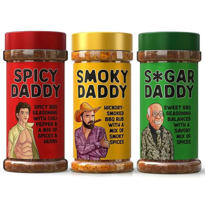 Trifecta of Barbecue Rubs: Sweet, Spicy, and Smoky (Gift Set for Dads)