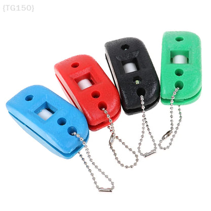 【F2-TG150】Sandstone Ice Skate Sharpener - Double Side Sharpening Tool for Ice Hockey Shoes & Skates, Includes Carrying Bag