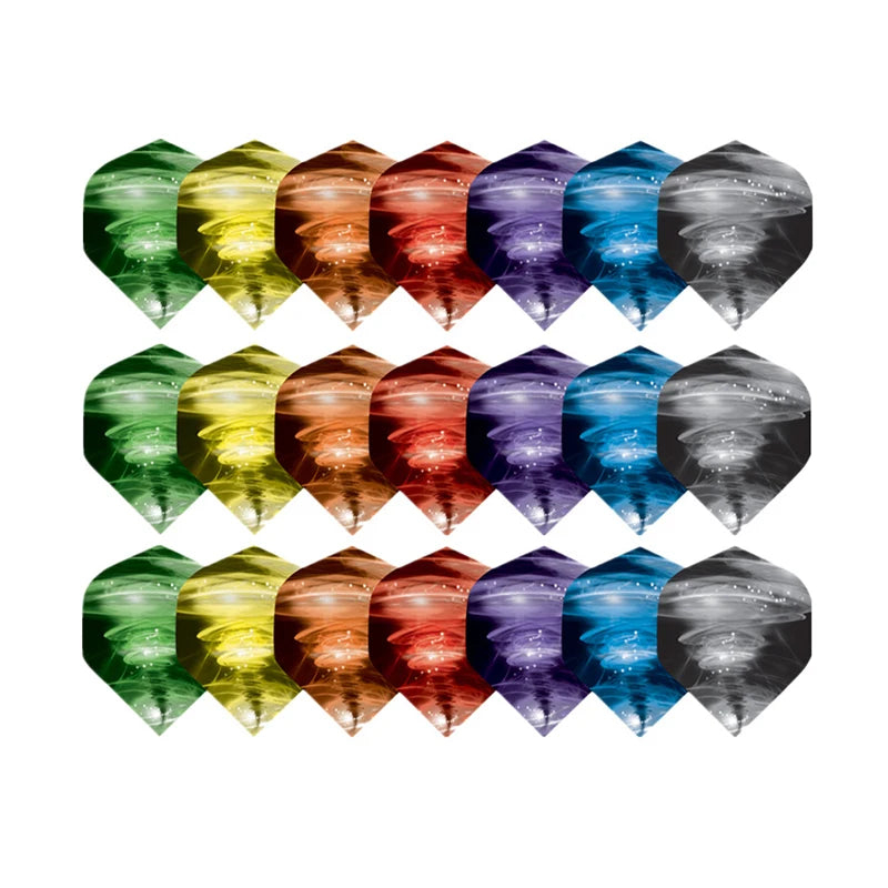 30Pcs/set Professional Darts Accessories Flights High Quality Dart Wing Plastic Waterproof Dart Flights Flechette