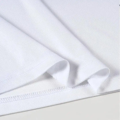 Mens Breathable Short Sleeve Darts Polo Shirt Button Neck Sports Jersey Casual Athletic Top for Darts Competition Training