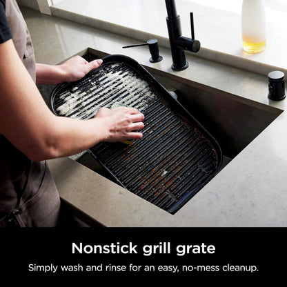XL Smart Grill Smoker 7 In 1 With App Control Black