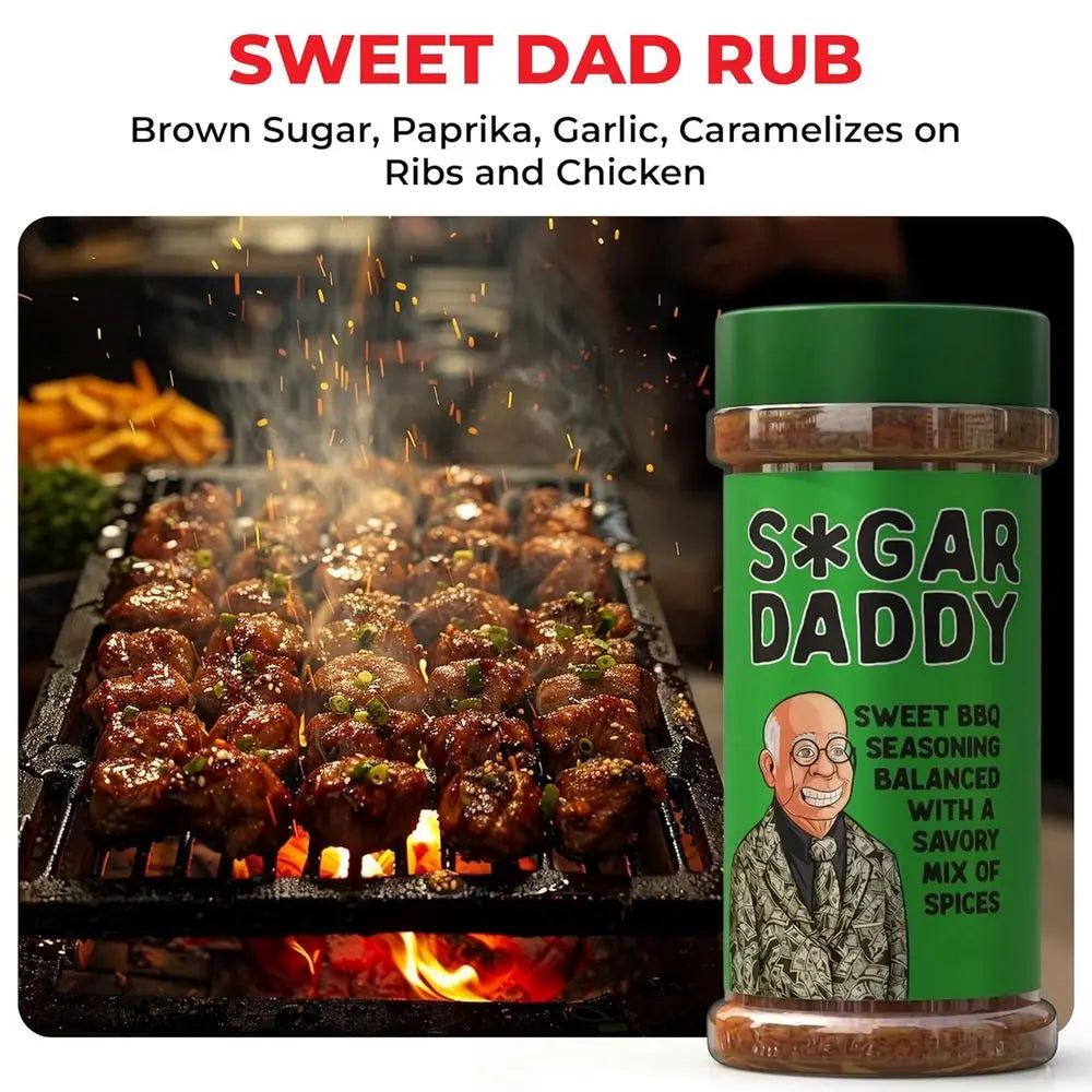 Trifecta of Barbecue Rubs: Sweet, Spicy, and Smoky (Gift Set for Dads)