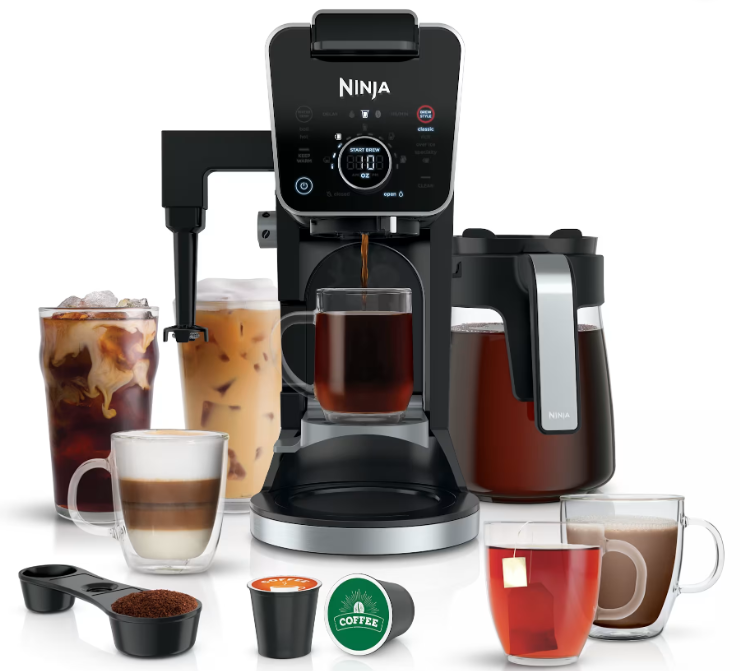 Ninja® DualBrew Pro Specialty Coffee System, Single-Serve, Pod, and 12-Cup Drip Coffee Maker
